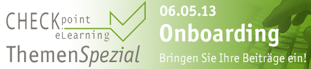 Themen-Special Onboarding am 6. Mai 2013