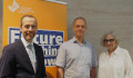 v.l.: Prof. Dr. Kai Fischbach (Präsident vhb), Prof. Dr. Hendrik Drachsler (DIPF), Dr. Steffi Widera (Geschäftsführerin vhb) 
